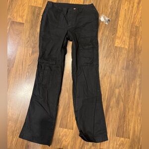 Free People Black Utility Jeans